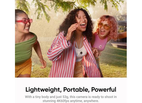 Insta360 GO Ultra Standard Bundle - Tiny Hands-Free 4K Cam, Lightweight & Portable, Low Light Excellence, Mount Anywhere, FlowState Stabilization, 200 Min Battery Life, Waterproof to 33ft,Arctic White