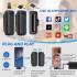 J13 2-in-1 Portable Wireless Microphone for iPhone Type C Phones Lavalier Dual Wireless Lavalier Microphone Plug and Play for Two-Person Video Recording Vlog Live