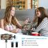 J13 2-in-1 Portable Wireless Microphone for iPhone Type C Phones Lavalier Dual Wireless Lavalier Microphone Plug and Play for Two-Person Video Recording Vlog Live