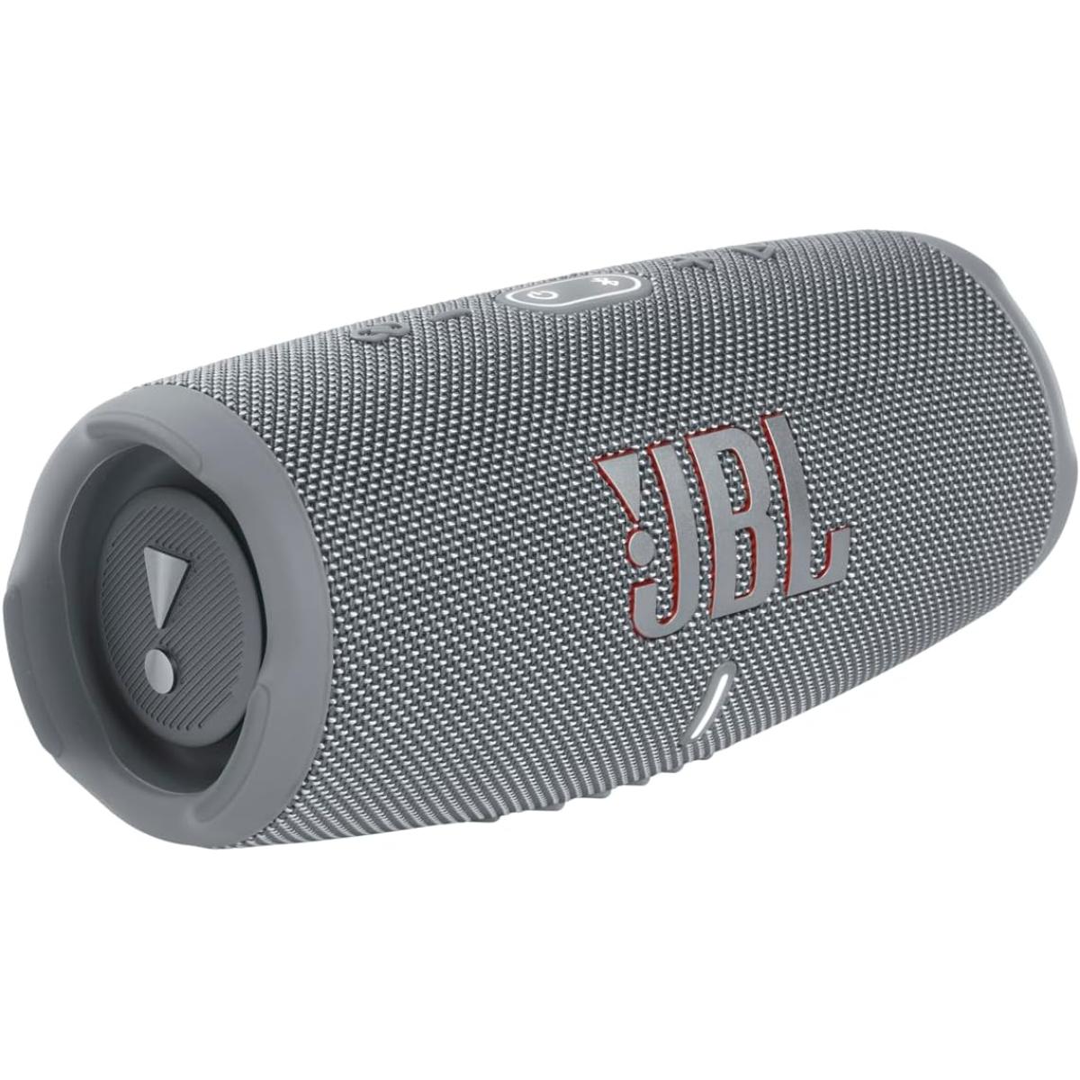 JBL Charge5 Splashproof Portable Bluetooth Speaker - Grey