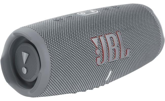JBL Charge5 Splashproof Portable Bluetooth Speaker - Grey