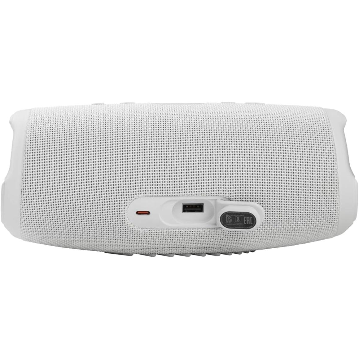JBL Charge5 Splashproof Portable Bluetooth Speaker - White JBL Charge5 Splashproof Portable Bluetooth Speaker - White