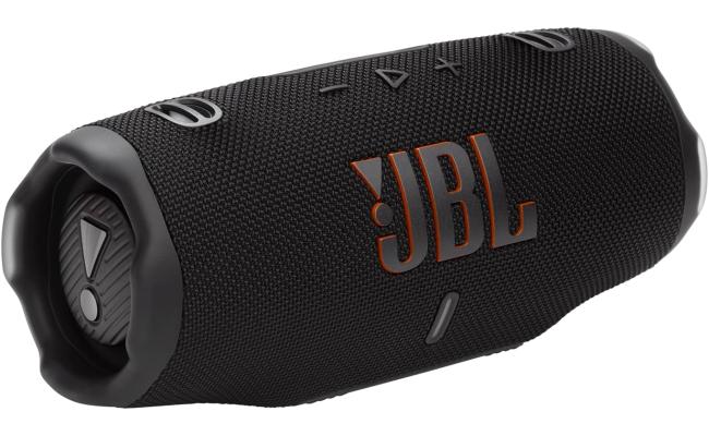 JBL Charge 6 - Portable Waterproof & Drop-Proof Bluetooth Speaker, Bold JBL Pro Sound with AI Sound Boost, 28Hrs of Playtime, Built-in powerbank & Comes with a Sturdy/Removable Carrying Strap (Black)