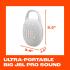 JBL Clip 5 - Ultra-Portable, Waterproof & Dustproof Bluetooth Speaker, Big JBL Pro Sound with Punchy bass, Integrated Carabiner, Up to 12 Hours of Play, Made in Part with Recycled Materials (White)