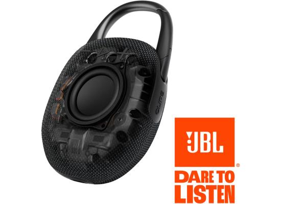 JBL Clip 5 - Ultra-Portable, Waterproof & Dustproof Bluetooth Speaker, Big JBL Pro Sound with Punchy bass, Integrated Carabiner, Up to 12 Hours of Play, Made in Part with Recycled Materials (White)