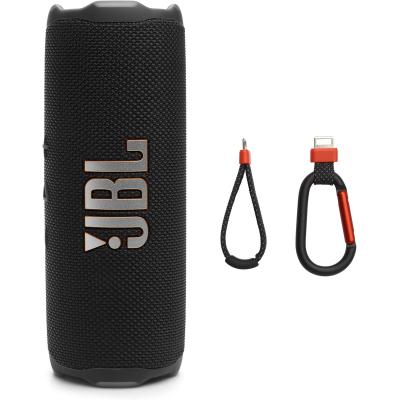 JBL Flip 7 - Portable Waterproof and Drop-Proof Speaker, Bold JBL Pro Sound with AI Boost, 16Hrs of Playtime, and PushLock System with Interchangeable Accessories (Black)
