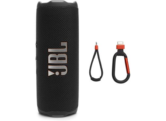 JBL Flip 7 - Portable Waterproof and Drop-Proof Speaker, Bold JBL Pro Sound with AI Boost, 16Hrs of Playtime, and PushLock System with Interchangeable Accessories (Black)