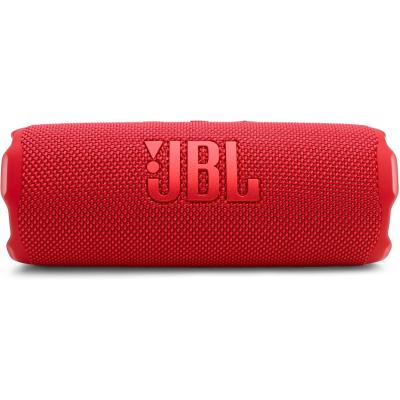 JBL Flip 7 - Portable Waterproof and Drop-Proof Speaker with AI Sound Boost, 16Hrs of Playtime, and PushLock System with Interchangeable Accessories (Red)