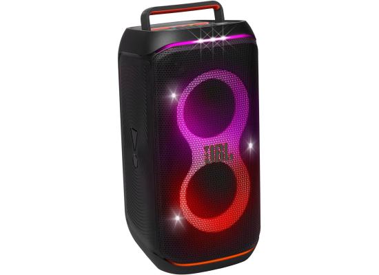 JBL PartyBox Club 120 - Portable Party Speaker with Foldable Handle, Powerful JBL Pro Sound, Futuristic lightshow, Up to 12 Hours of Play time, Splash Proof, Dual Mic & Guitar Inputs (Black)