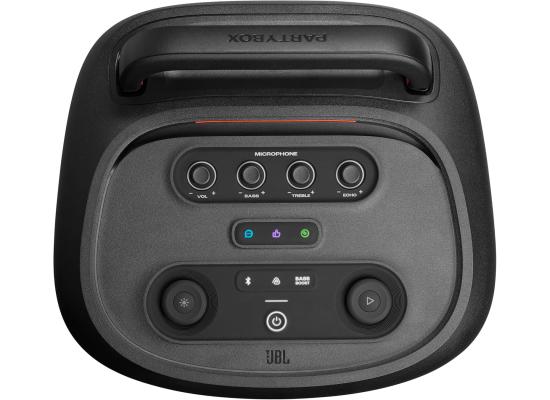 JBL PartyBox 520 - Portable Battery-Powered Party Speaker with AI Sound Boost, Up to 15 Hours of Play time, IPX4 Splash Proof, Multi-Speaker Connection by Auracast, and Telescopic Handle (Black)