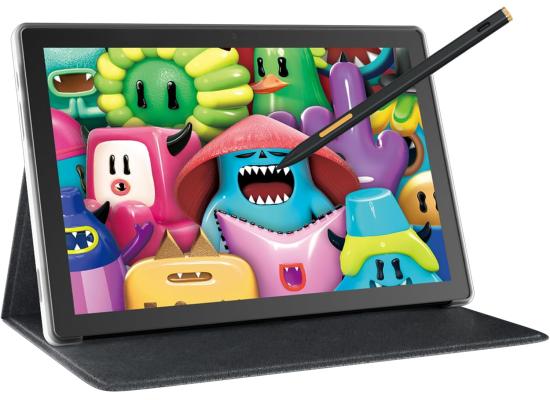 HUION Kamvas Slate 10 Drawing Tablet, 4096 Levels Pressure Sensitivity , 1920x1200 FHD+ resolution, An ideal gift for kids and beginners, encouraging creativity and learning.