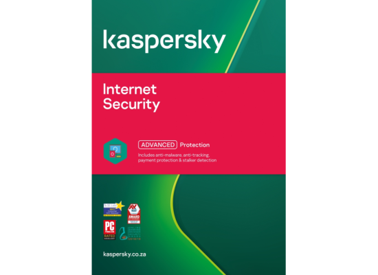 Kaspersky Internet Security 2021, 1 Year License For 2 Devices, Compatible With Win, Mac, Android
