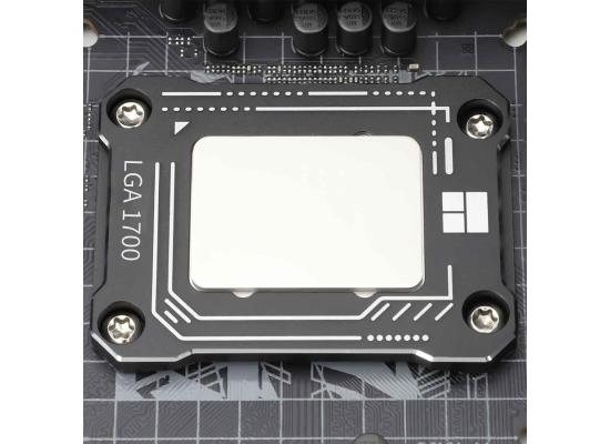 Thermalright LGA 1700 Intel 12th 13th 14th Aluminum Black Contact Frame CPU Socket Anti-Warp & Bend, Temp Reduction (2-7) Degrees, Comes With Free TF7 (12.8 w/m.k) Thermal Paste Tube