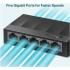 TP-Link Litewave 5 Port Gigabit Ethernet Switch | Desktop Ethernet Splitter | Unshielded Network Switch | Plug & Play | Fanless Quiet | Unmanaged (LS1005G)