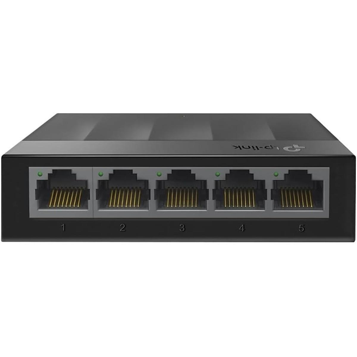 TP-Link Litewave 5 Port Gigabit Ethernet Switch | Desktop Ethernet Splitter | Unshielded Network Switch | Plug & Play | Fanless Quiet | Unmanaged (LS1005G)