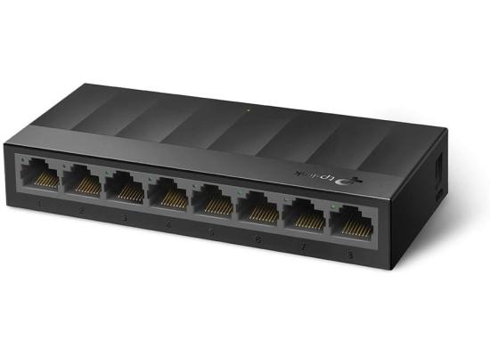 TP-Link Litewave 8 Port Gigabit Ethernet Switch | Desktop Ethernet Splitter | Plastic Case | Unshielded Network Switch | Plug & Play | Fanless Quiet | Unmanaged (LS1008G)