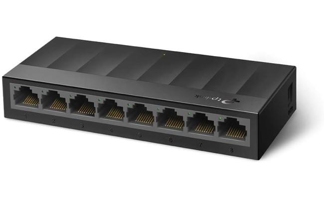 TP-Link Litewave 8 Port Gigabit Ethernet Switch | Desktop Ethernet Splitter | Plastic Case | Unshielded Network Switch | Plug & Play | Fanless Quiet | Unmanaged (LS1008G)