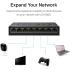 TP-Link Litewave 8 Port Gigabit Ethernet Switch | Desktop Ethernet Splitter | Plastic Case | Unshielded Network Switch | Plug & Play | Fanless Quiet | Unmanaged (LS1008G)