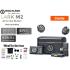 Hollyland LARK M2 COMBO 2-Person Wireless Combo Universal Microphone System 2.4 GHz w/ Advanced ENC, Long Batter Life  with 2x Hollyland Lavalier Microphone: Omni Sound Wide Compatibility (3.5mm) - (Shine Charcoal)