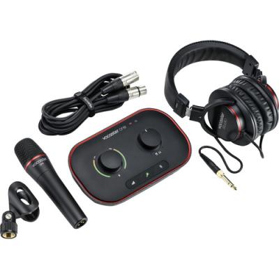 Focusrite Vocaster One Studio Podcasting Interface for Recording as a Solo Creator, Small & Light. (MOAC0003)