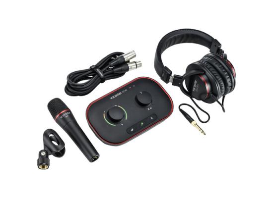 Focusrite Vocaster One Studio Podcasting Interface for Recording as a Solo Creator, Small & Light. (MOAC0003)