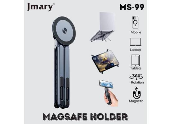 Jmary MS-99 3 in 1 Magentic Aluminum Laptop Stand Holder, Size(181*58*19.6mm).