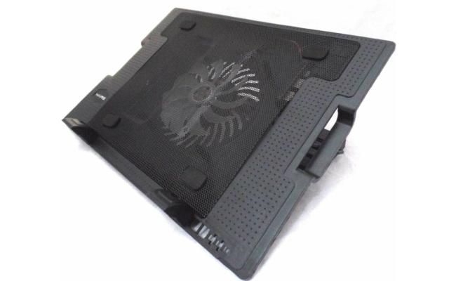 HAING N18,1-Fan Notebook/Laptop Cooling pad | 1*140MM Fan – Black.