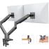 NB North Bayou Dual Monitor Arm Ultra Wide Full Motion Swivel Monitor Mount for 22''-32'' Monitors Load Capacity from 4.4 to 26.4lbs for Each Arm Height Adjustable Monitor Stand G35