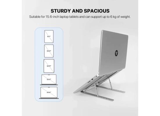 Fantech Ns11 Laptop Stand, Portable Design, 6-Level Adjustment