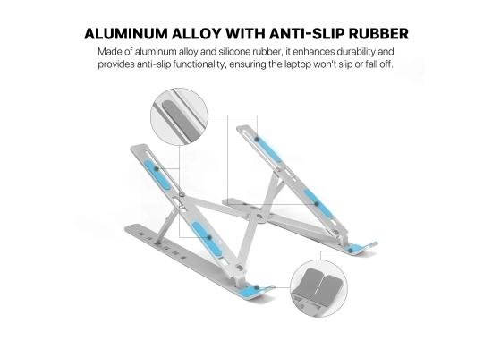 Fantech Ns11 Laptop Stand, Portable Design, 6-Level Adjustment
