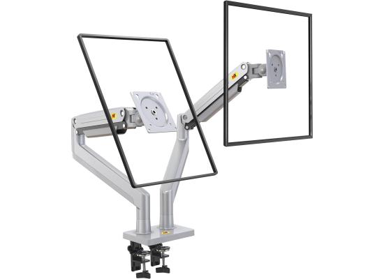 NB North Bayou G32 22" to 32" Adjustable Dual Monitor Stand Gas-Spring Desk Mount (2-15kgs)
