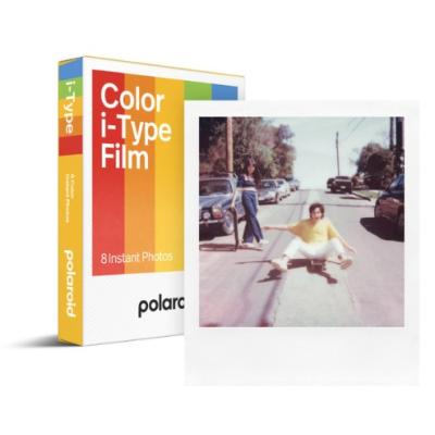 Polaroid Color i-Type Instant Film, 8 Photos, Shield photos from the light and place them face down as they develop, (POL 6000)
