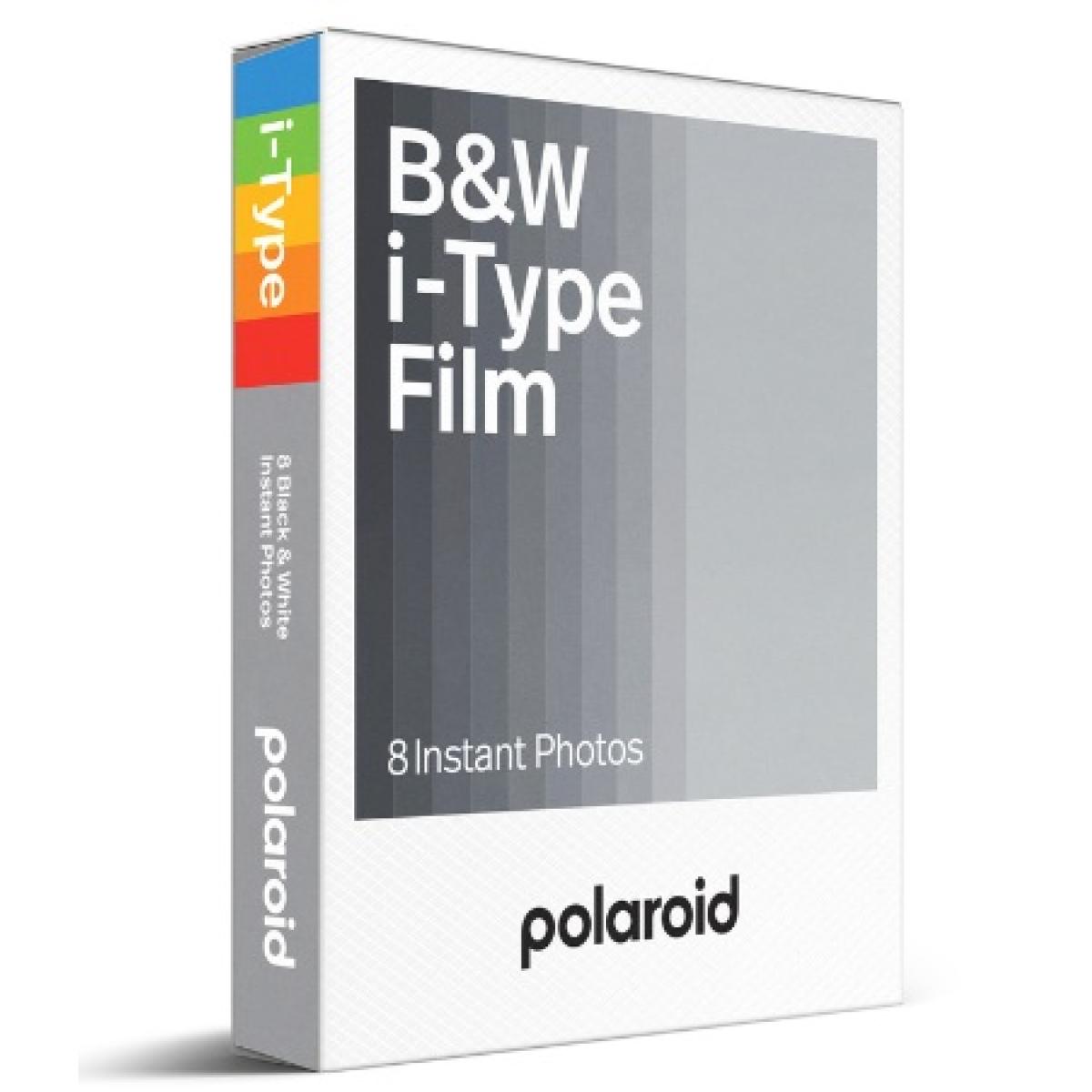 Polaroid Black and White i-Type Instant Film 8 Photos, Shield photos from the light and place them face down as they develop. (POL 6001)