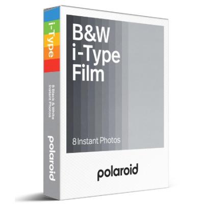 Polaroid Black and White i-Type Instant Film 8 Photos, Shield photos from the light and place them face down as they develop. (POL 6001)