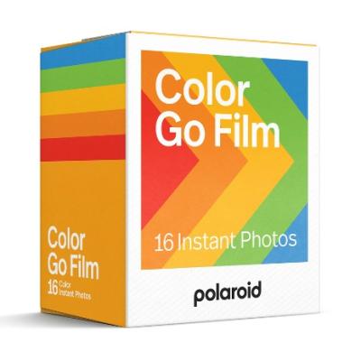 Polaroid Go Color Instant Film - Double Pack 16 Photos, Polaroid Go only uses Polaroid Go format films. (POL 6017)