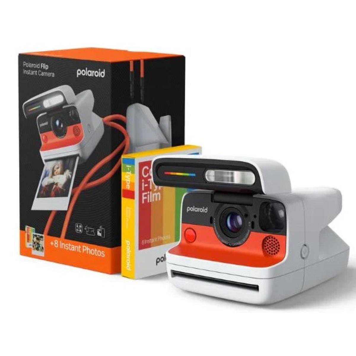 Polaroid Flip Instant Film Camera Starter Set With Color Film Bundle, With 1 Year Warranty (POL 6571)