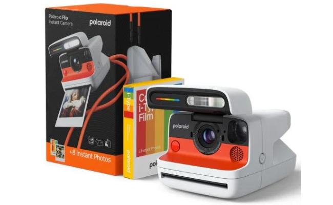 Polaroid Flip Instant Film Camera Starter Set With Color Film Bundle, With 1 Year Warranty  (POL 6571)