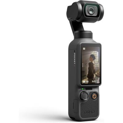 DJI Osmo Pocket 4 Creator Combo Action Camera, 1" CMOS Sensor, 4K 240fps Video, 3 Axis Stabilized, 107GB Storage, ActiveTrack, 7 Smart Tracking, 10Bit D Log Color, Black
