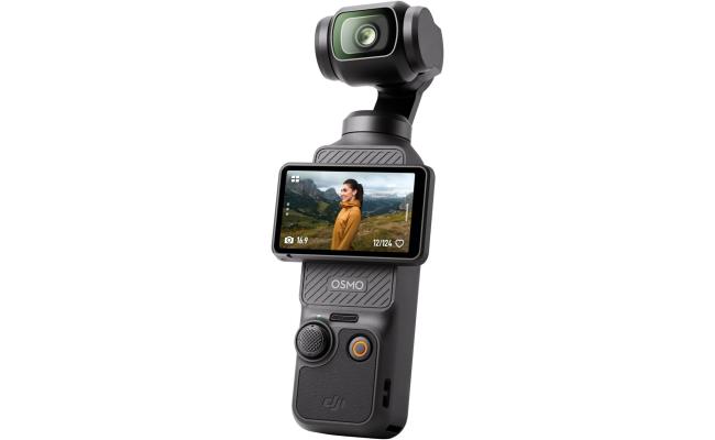 DJI Osmo Pocket 3, Vlogging Cameras with 1'' CMOS & 4K/120fps Vlog Camera, 3-Axis Stabilization, Fast Focusing, Face/Object Tracking, Digital Vlogging Camera for YouTube
