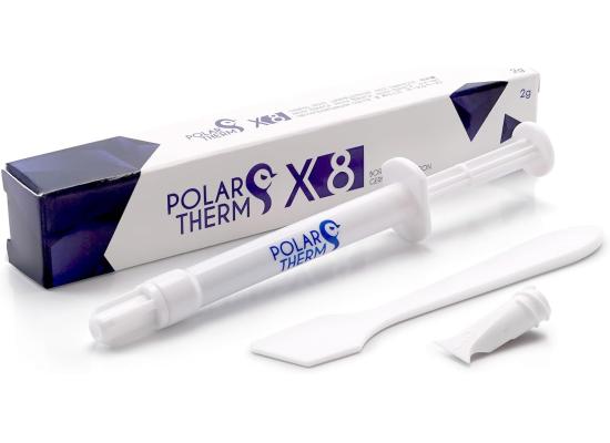 Polartherm X8 By Thermal Grizzly (2g) High Performance Thermal Past For CPU & GPU, Non-Conductive Thermal Grease