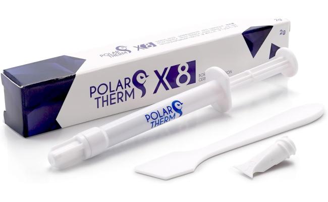 Polartherm X8 By Thermal Grizzly (2g) High Performance Thermal Past For CPU & GPU, Non-Conductive Thermal Grease