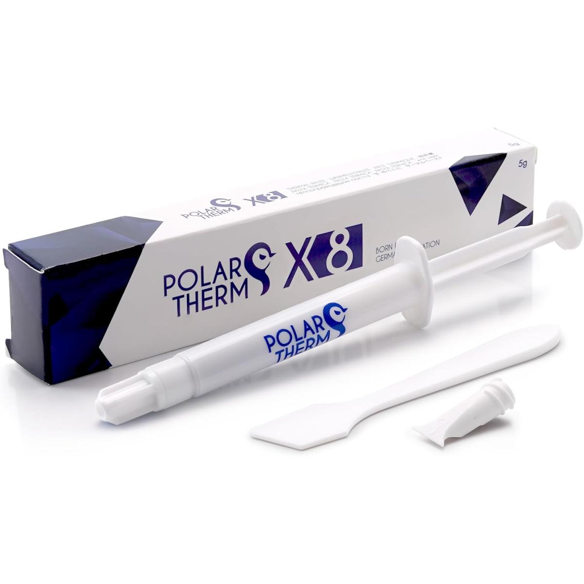 Polartherm X8 By Thermal Grizzly (5g) High Performance Thermal Past For CPU & GPU, Non-Conductive Thermal Grease