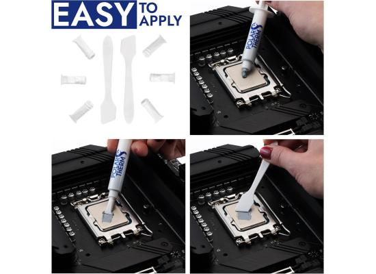 Polartherm X10 By Thermal Grizzly (2g) Extreme Performance Thermal Past For CPU & GPU, Non-Conductive Thermal Grease