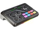 Fifine SC8 RGB PC Recording Studio Audio Sound Cards Mixers External XLR Live Streaming USB Gaming Audio Sound Card
