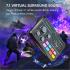 Fifine SC8 RGB PC Recording Studio Audio Sound Cards Mixers External XLR Live Streaming USB Gaming Audio Sound Card