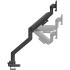 SilverStone ARM15B (Black) Single Monitor Arm w/ Heavy-Duty Gas Spring Design & Versatile Adjustability, For Monitors Up To 57" Size & 27kg Weight, VESA Mounting Interface Standard (MIS), 100mm x 100mm / 75mm x 75 mm Mounting Hole