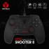 Fantech Shooter II GP13 Wired Gaming Controller, 1.8m Braided Cord, Dual Vibration Motors, Turbo Mode - Black