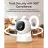 Eufy By Anker Wireless Indoor Security Camera C220 , 2K Resolution, 360° Pan and Tilt - (White)