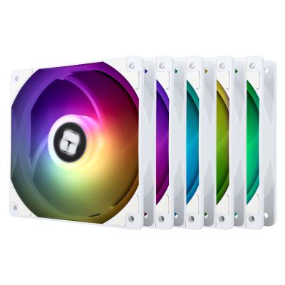 Thermalright TL-C12CW-S X5 (White / 3PIN ARGB) Balance Performance 120mm PWM Cooling Fan Kit 5in1 / S-FDB Bearing.