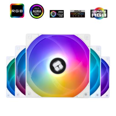 Thermalright TL-C12CW-S X5 (White / 3PIN ARGB) Balance Performance 120mm PWM Cooling Fan Kit 5in1 / S-FDB Bearing.